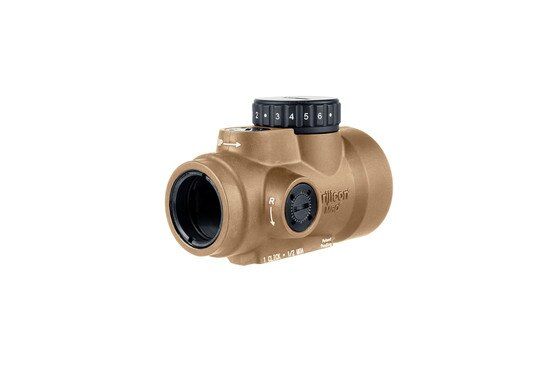Trijicon MRO SD mini reflex sight has aluminum housing
